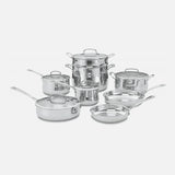 13-PIECE CONTOUR STAINLESS COOKWARE SET (44-13)