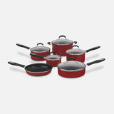 11-PIECE ADVANTAGE NONSTICK COOKWARE SET (55-11R)