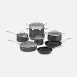 13-PIECE CONTOUR HARD ANODIZED COOKWARE SET (64-13)