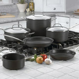 10-PIECE CHEF'S CLASSIC NONSTICK COOKWARE SET (66-10)