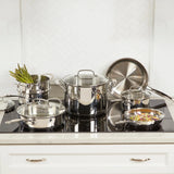 11-PIECE CHEF'S CLASSIC STAINLESS COOKWARE SET (77-11G)
