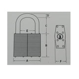 Sure Loc LM 30/40/50mm Laminated Lock
