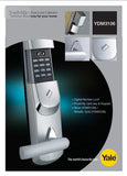 YDM3106 Digital Mortice Lock - Silver Card