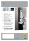YDM3106 Digital Mortice Lock - Silver Card