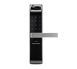 YDM4109A Smart Digital Fingerprint Mortise Lock - Black c/w Yale Connect Bridge
