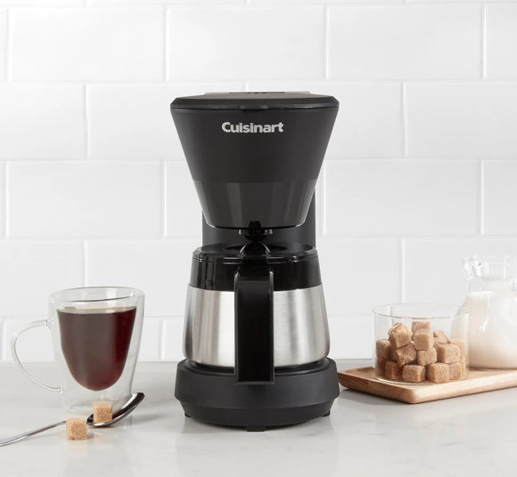 5-CUP COFFEEMAKER WITH STAINLESS STEEL CARAFE