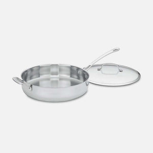 5 QUART SAUTÉ PAN WITH HELPER HANDLE AND COVER