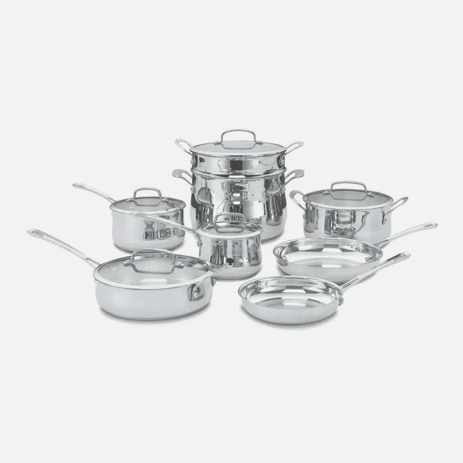 13-PIECE CONTOUR STAINLESS COOKWARE SET (44-13) – Titan Sarawak Sdn Bhd
