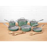 13-PIECE GREENCHEF® CERAMICA® XT NONSTICK COOKWARE