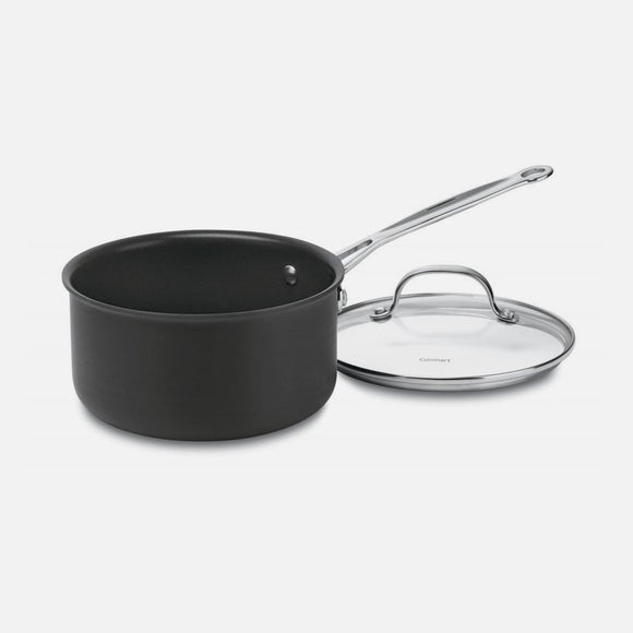 CHEF'S CLASSIC™ NON-STICK HARD ANODIZED 2 QUART SAUCEPAN