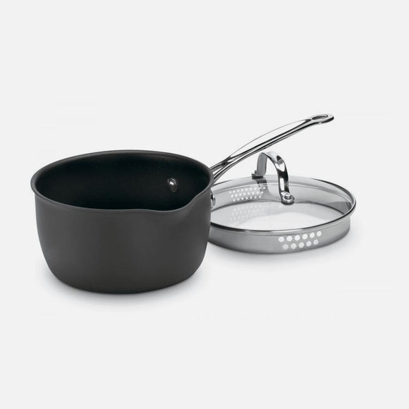 CHEF'S CLASSIC™ NONSTICK HARD ANODIZED 2 QUART POUR SAUCEPAN