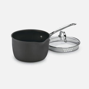 CHEF'S CLASSIC™ NON-STICK HARD ANODIZED 3 QUART POUR SAUCEPAN