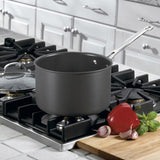 CHEF'S CLASSIC™ NON-STICK HARD ANODIZED 4 QUART SAUCEPAN