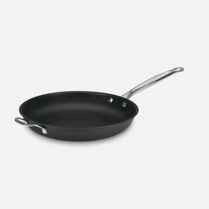 CHEF'S CLASSIC™ NON-STICK HARD ANODIZED 14" SKILLET WITH HELPER HANDLE