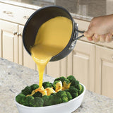 CHEF'S CLASSIC™ NON-STICK HARD ANODIZED 1 QUART POUR SAUCEPAN