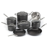CHEF'S CLASSIC™ NONSTICK HARD ANODIZED COOKWARE 13 PIECE SET