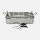 CHEF'S CLASSIC™ STAINLESS 5 PIECE CHEF'S CLASSIC™ STAINLESS ROASTER SET