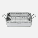 CHEF'S CLASSIC™ STAINLESS 16" ROASTING PAN WITH RACK