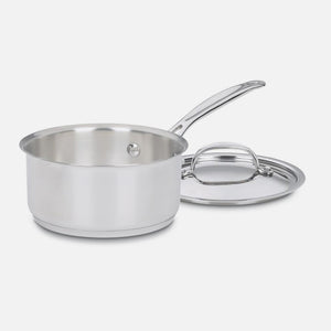 CHEF'S CLASSIC™ STAINLESS 1 QUART SAUCEPAN WITH COVER