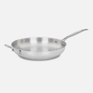 CHEF'S CLASSIC™ STAINLESS 12'' SKILLET WITH HELPER HANDLE