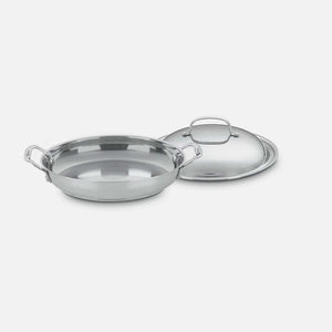 CHEF'S CLASSIC™ STAINLESS 12" EVERYDAY PAN WITH MEDIUM DOME COVER