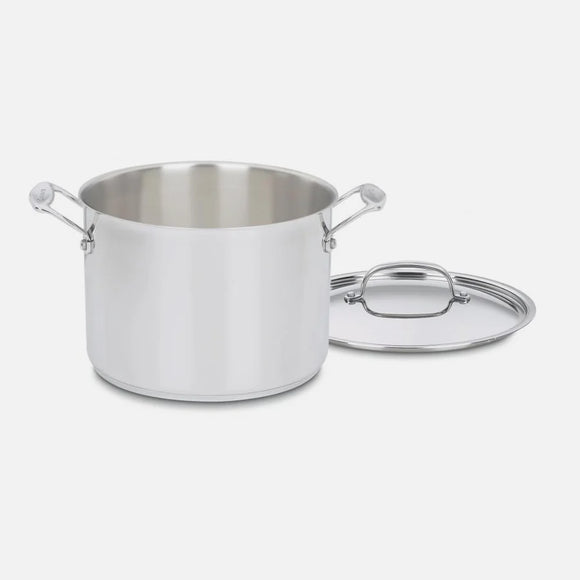 CHEF'S CLASSIC™ STAINLESS 8 QUART STOCKPOT WITH COVER