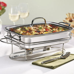 CLASSIC ENTERTAINING COLLECTION 12" RECTANGULAR BUFFET SERVER
