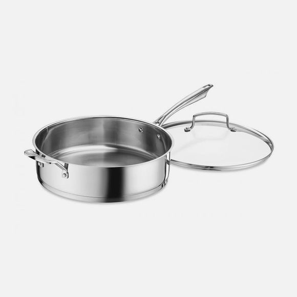 PROFESSIONAL SERIES™ COOKWARE 6 QUART SAUTÉ PAN WITH HELPER HANDLE AND COVER