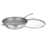 14" NON-STICK STIR FRY WITH COVER