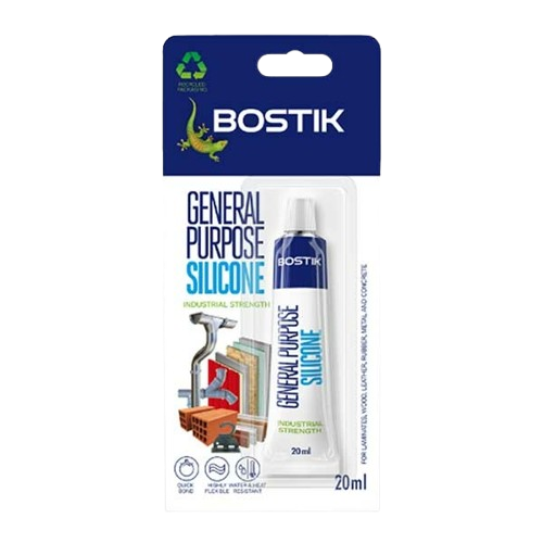 Bostik General Purpose Silicone 20ml (Transparent)