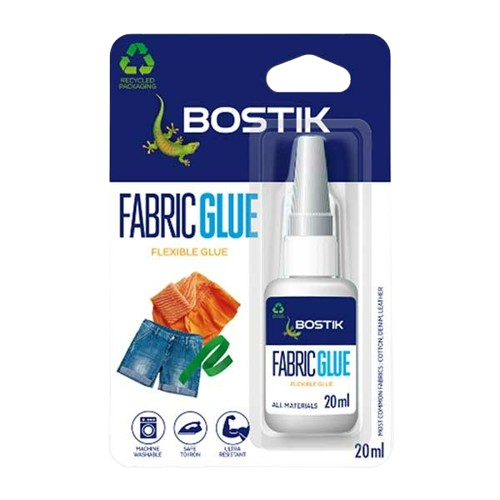 Bostik Fabric Glue 20ml (White)