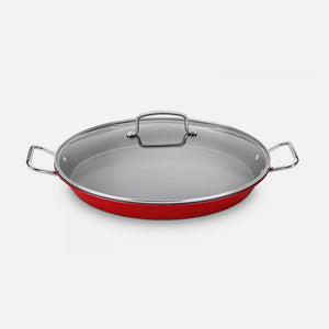 15″ PAELLA PAN WITH GLASS LID