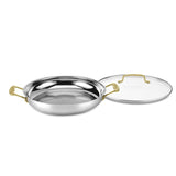 MINERAL COLLECTION STAINLESS COOKWARE 12" EVERYDAY PAN WITH COVER