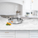 CUISINART® CUSTOM-CLAD 5-PLY STAINLESS STEEL 10 PIECE COOKWARE SET
