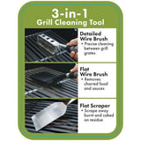 3-PIECE MULTI-USE GRILL CLEANING SYSTEM