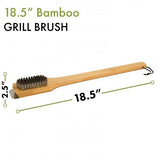 18" BAMBOO CLEANING GRILL BRUSH