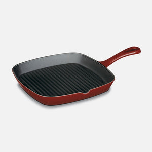 CHEF’S CLASSIC™ ENAMELED CAST IRON COOKWARE 9.25" SQUARE GRILL PAN