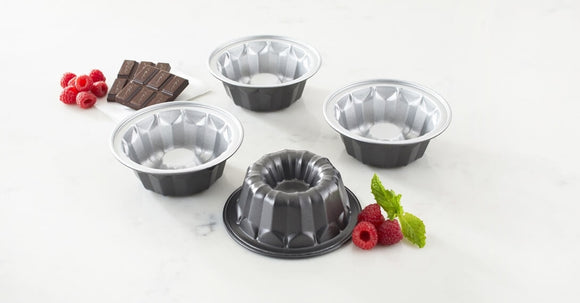 MINI BUNDT PANS (SET OF 4)