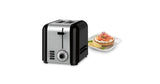 2 SLICE COMPACT STAINLESS TOASTER