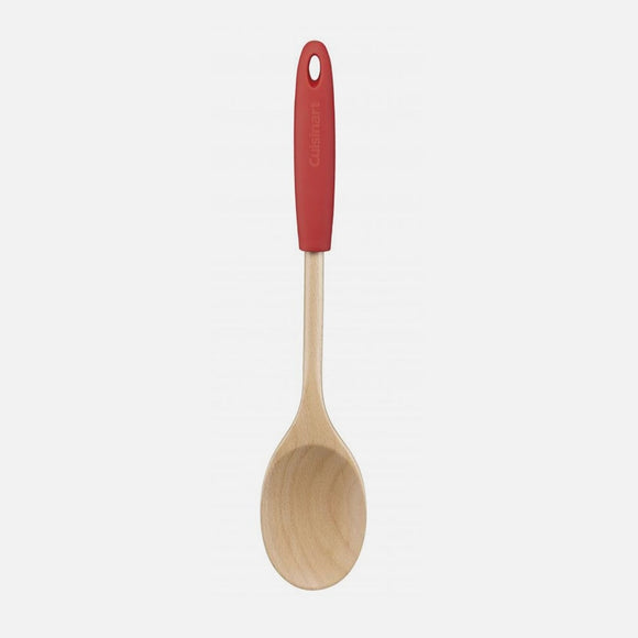 BEECHWOOD SILICONE SOLID SPOON