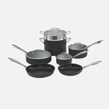 DISHWASHER SAFE ANODIZED COOKWARE 11 PIECE SET