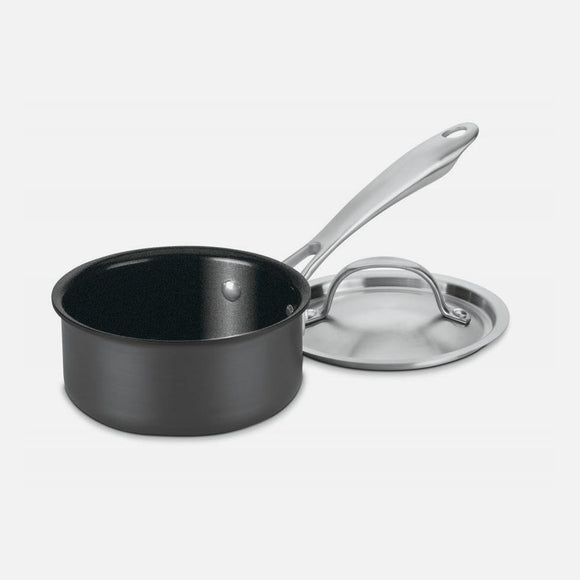 GREENGOURMET® HARD ANODIZED 1 QUART SAUCEPAN WITH COVER