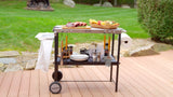 OUTDOOR BBQ PREP CART