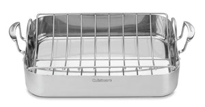MULTICLAD PRO TRIPLE PLY STAINLESS COOKWARE 16" ROASTING PAN WITH RACK