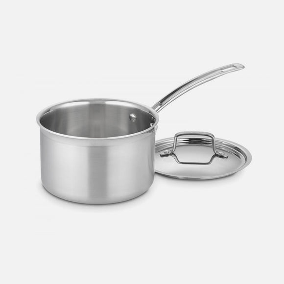 MULTICLAD PRO TRIPLE PLY STAINLESS COOKWARE 3 QUART SAUCEPAN