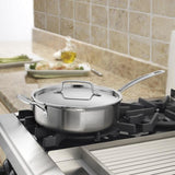 MULTICLAD PRO TRIPLE PLY STAINLESS COOKWARE 3.5 QUART SAUTÉ PAN