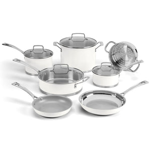 11-PIECE MATTE WHITE COOKWARE SET (MW89-11)