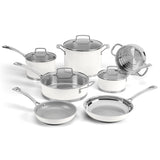 11-PIECE MATTE WHITE COOKWARE SET (MW89-11)