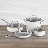 11-PIECE MATTE WHITE COOKWARE SET (MW89-11)