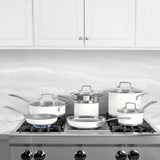 11-PIECE MATTE WHITE COOKWARE SET (MW89-11)